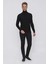Tr 841 Slim Fit Siyah Klasik Triko 2