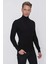 Tr 841 Slim Fit Siyah Klasik Triko 5