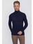 Tr 848 Slim Fit Lacivert Klasik Triko 1
