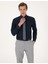 Erkek Lacivert Slim Fit Uzun Kollu Basic Gömlek 50316734-VR033 1