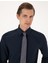 Erkek Lacivert Slim Fit Uzun Kollu Basic Gömlek 50316734-VR033 2