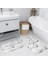 Dijital Baskı Modern Banyo Halısı Ikili Banyo Paspası LNA5110 100X60+60X50 cm 1