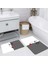 Dijital Baskı Modern Banyo Halısı Ikili Banyo Paspası LNA5223 100X60+60X50 cm 1