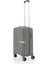 V374 Ultra Hafif Plastik Materyal Polipropilen Kabin Boy Valiz - Gri 2