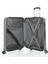 V374 Ultra Hafif Plastik Materyal Polipropilen Kabin Boy Valiz - Gri 4