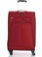 V116 Lüx Kumaş Büyük Boy Valiz V116 - Bordo 1