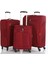 V116 Lüx Kumaş Büyük Boy Valiz V116 - Bordo 2