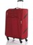 V116 Lüx Kumaş Büyük Boy Valiz V116 - Bordo 3