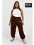 Kadın Büyük Beden Paça Lastikli Buyuk Brooklyn Baskılı Ince Eşofman Altı SPR24BEAK49 1