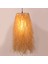 Mylamp Yaygın Doğal Rafya Tekli Avize 18X65 cm 4