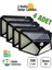 Güneş Enerjili Bahçe Lambası 100 LED 4'lü Paket Bahçe Aplik Bahçe Lambası Bahçe Aydınlatma 1