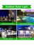 Güneş Enerjili Bahçe Lambası 100 LED 4'lü Paket Bahçe Aplik Bahçe Lambası Bahçe Aydınlatma 7