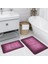 Dijital Baskı Modern Banyo Halısı Ikili Banyo Paspası LNA5199 100X60+60X50 cm 1