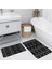 Dijital Baskı Modern Banyo Halısı Ikili Banyo Paspası LNA5217 100X60+60X50 cm 1