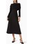 Asimetrik Midi Elbise Femininliği, Cold-Shoulder & Uzun Kollu Tasarım 2