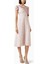Off-Shoulder Midi Elbise Zarif ve Şık Görünüm, A-Line Silahet 1