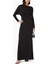 Daphne Maxi Elbise - Asimetrik Yaka, Uzun Kollu, Şık ve Zarif Tasarım 2