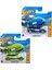 2 Araç Hot Wheels '90 Honda Civic Ef Set - Mavi & Yeşil (1/64) 1