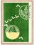 Green Emblem - Doğal Ahşap Çerçeveli Tablo - Illüstrasyon Poster - Curated By Push 2