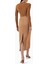 Eleanor Midi Dress - Zarif Tasarım, Altın Yüzük Dekolteli, Uzun Kollu, Etkileyici Midi Elbise 3