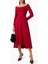 Şıklık ve Rahatlık: Mimosa Off-Shoulder Midi Dress - A-Line Silüet, Umi Kumaş 2