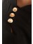 Siyah Odder Midi Elbise - Jersey - %70 Viskoz, %30 Polyester - Çıkarılabilir Omuz Kolu 5