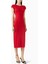 Kırmızı Midi Elbise - Jersey Kumaş - Şık ve Rahat Tasarım 1