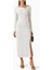 Minimalist Laly Off-Shoulder Elbise - Jarse ve Tafta, Şık Tasarım, Yan Yırtmaçlı 3