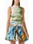 Çok Renkli Nershall Bubble-Hem Mini Elbise - %96 Naylon, %4 Elastan, Drapeli Korse Tasarım 1