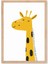Sleepy Giraffe - Doğal Ahşap Çerçeveli Tablo - Huzurlu Çocuk Posteri 3