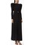 Şık Diva Maxi Elbise - Puf Kollu, Derin U Yaka, Twinkle Knit Kumaş 1