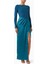 Drape Maxi Elbise - Dikkat Çekici Doku, Yüksek Yırtmaç & V-Yırtmaçlı Bel 1