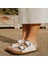 Kadın Terlik Galıa G104865 Genuins Leather White 5