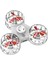Şarj Edilebilir Uçan Stres Çarkı Fidget Spinner Gyroscop Mini Drone Outdoor Eğlencesi Spinner Beyaz 1