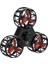 Şarj Edilebilir Uçan Stres Çarkı Fidget Spinner Gyroscop Mini Drone Outdoor Eğlencesi Spinner Siyah 2