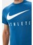 Dri-Fit Training Swoosh Standart Kesim Mavi Erkek Tişört 3