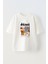 Slayer Rengoku Kyojuro Ön Baskılı Pamuk Beyaz Oversize T Shirt 1