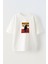 Camisetas Jujutsu Kaisen Ön Baskılı Pamuk Beyaz Oversize T Shirt 1