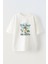 Wild Beach Surf Freestyle Ön Baskılı Pamuk Beyaz Oversize T Shirt 1