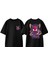 Örumcek Adan Tasarım Sırt Baskılı Pamuk Siyah Oversize T Shirt 1