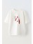 Anime Kyojuro Rengoku Ön Baskılı Pamuk Beyaz Oversize T Shirt 1