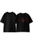Karma Tasarım Sırt Baskılı Pamuk Beyaz Oversize T Shirt 1