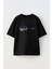 Nature Guitar Canvas Ön Baskılı Pamuk Siyah Oversize T Shirt 1
