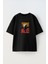 Camisetas Jujutsu Kaisen Ön Baskılı Pamuk Siyah Oversize T Shirt 1