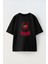 Bruce Lee Red Dragon Tee Ön Baskılı Pamuk Siyah Oversize T Shirt 1