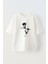 Boruto Black Ön Baskılı Pamuk Beyaz Oversize T Shirt 1