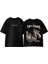 Central Cee Tasarım Sırt Baskılı Pamuk Siyah Oversize T Shirt 1