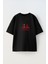 Anime To Be Contınued Ön Baskılı Pamuk Siyah Oversize T Shirt 1