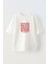 In A World Where You Ön Baskılı Pamuk Beyaz Oversize T Shirt 1