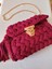 “ruby Weave” – El Yapımı Örgü Omuz Çantası (Fuşya) 1